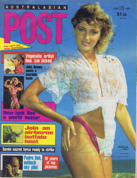 Australasian Post Magazine July 18 1987 Airborne Buffalo Hunt
